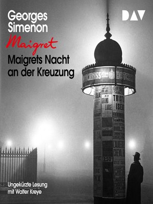 cover image of Maigrets Nacht an der Kreuzung